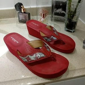 Red sandal
